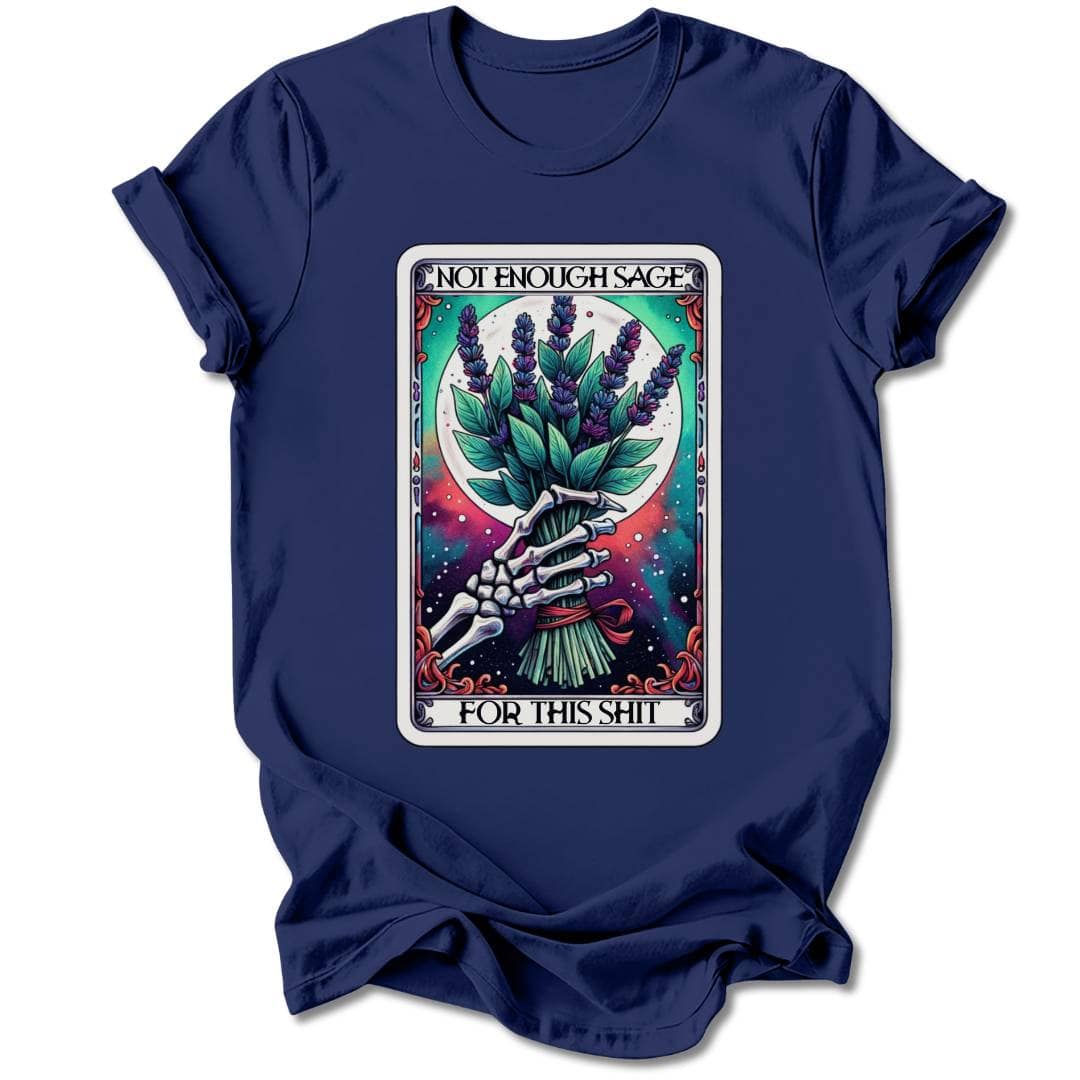 T-Shirt Navy / S NOT ENOUGH SAGE T-SHIRT