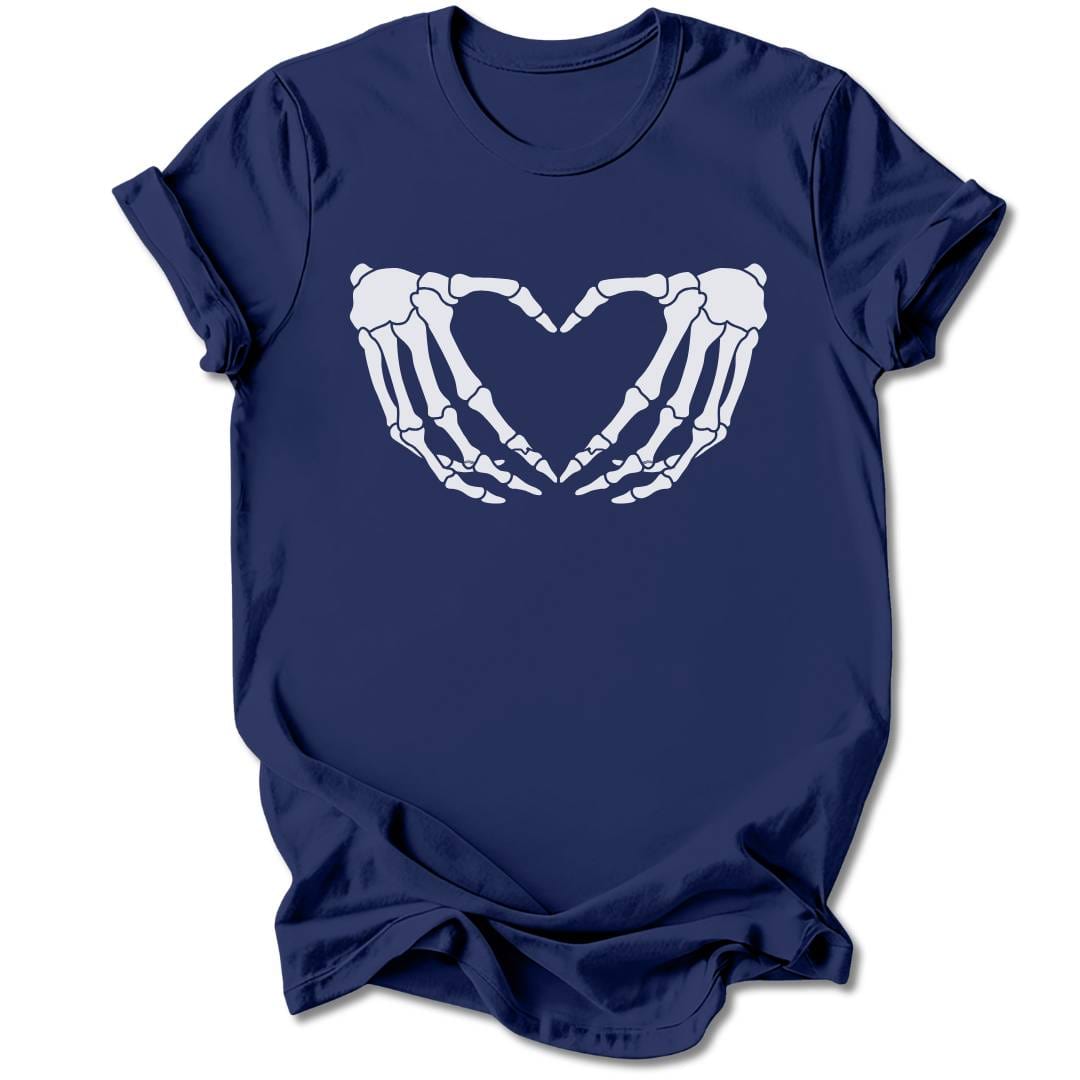 T-Shirt Navy / S SKELLY HEART T-SHIRT