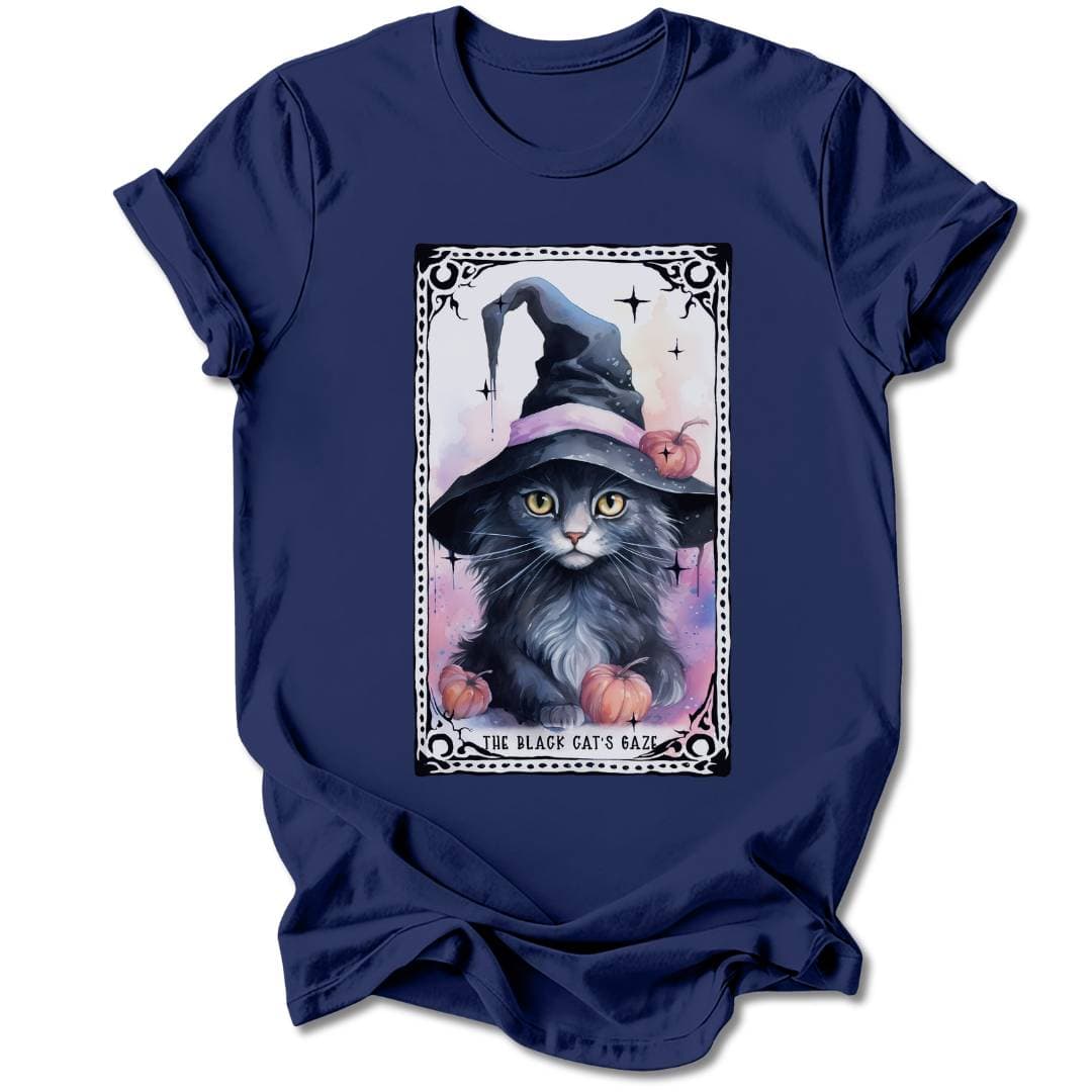 T-Shirt Navy / S THE BLACK CAT'S GAZE T-SHIRT