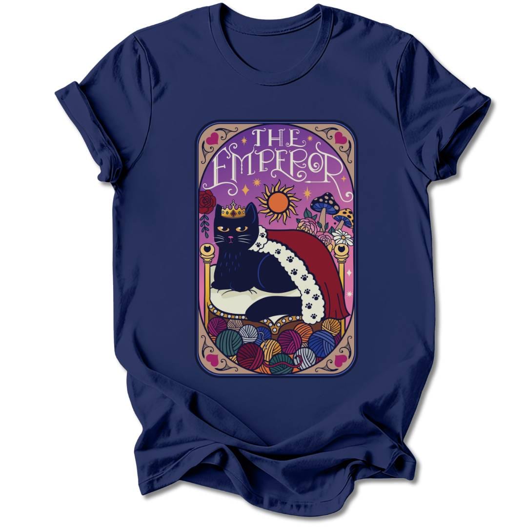 T-Shirt Navy / S THE EMPEROR CAT T-SHIRT