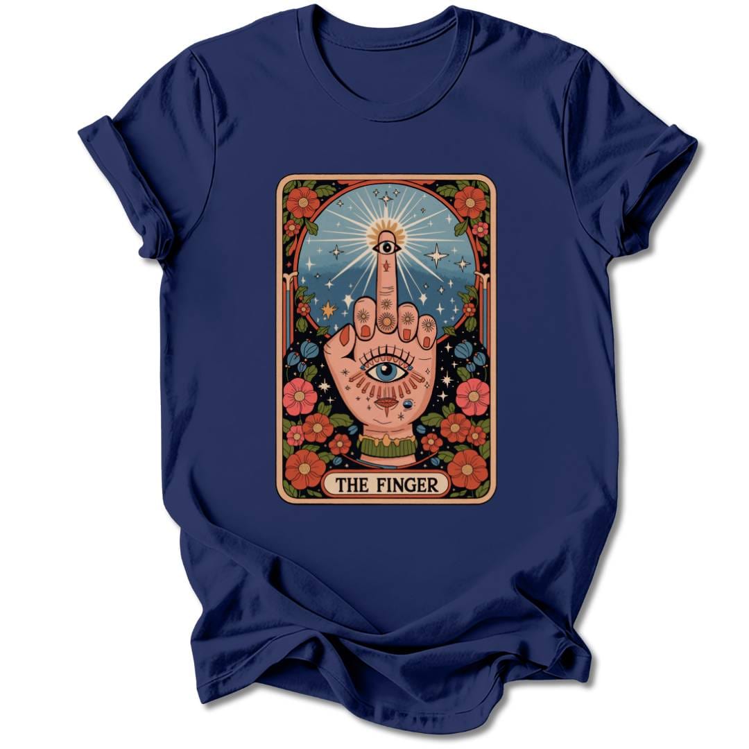 T-Shirt Navy / S The Finger T-Shirt