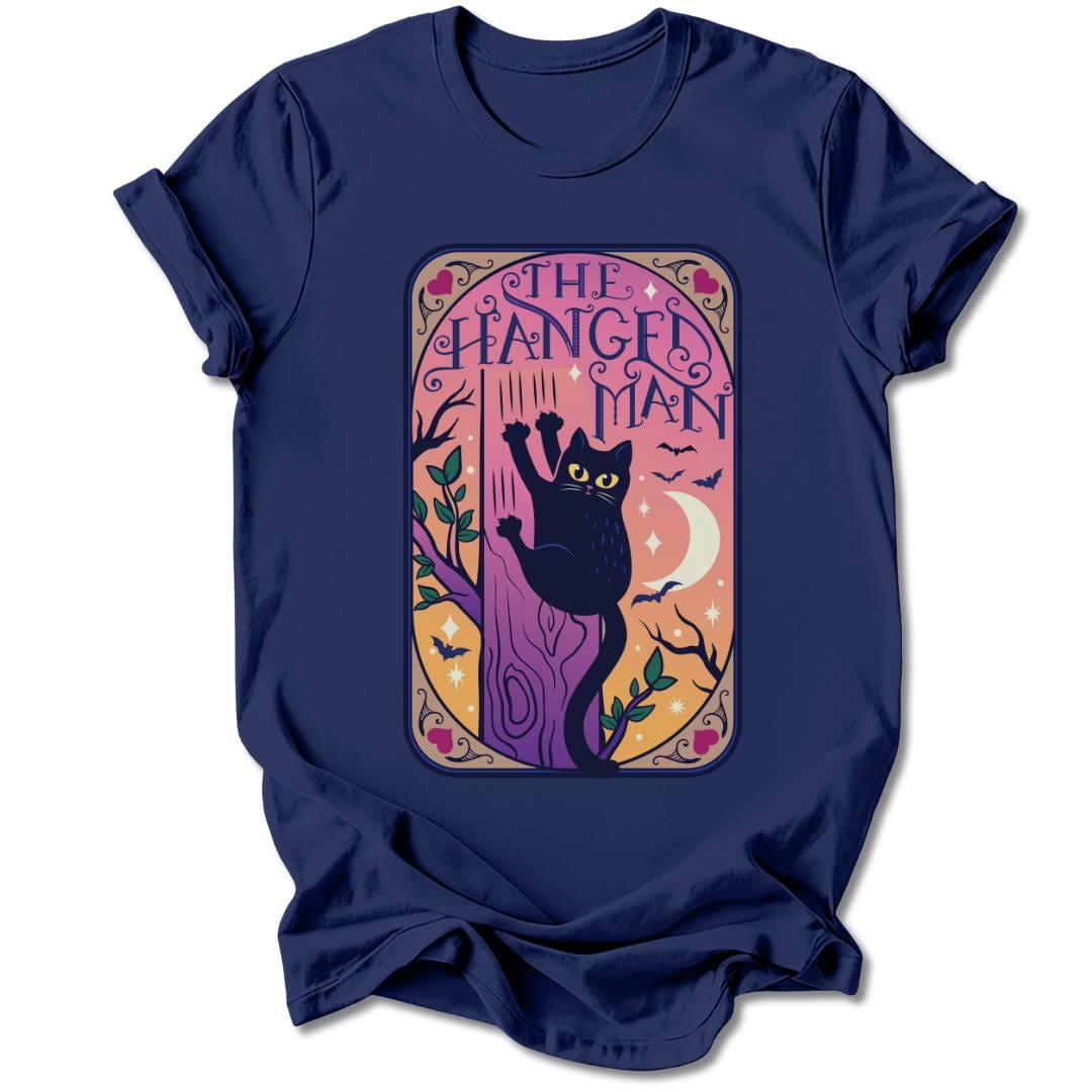 T-Shirt Navy / S THE HANGED MAN CAT T-SHIRT