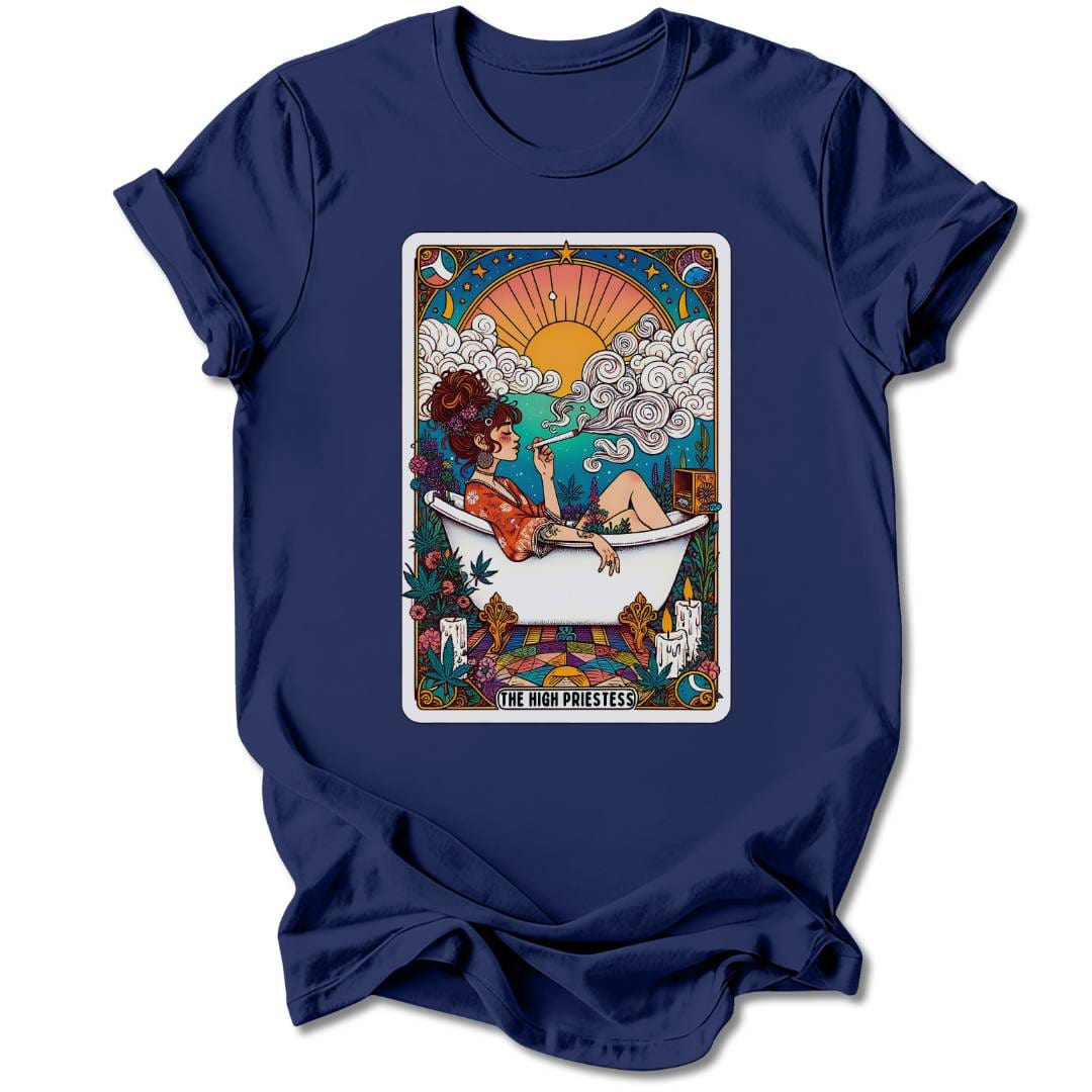 T-Shirt Navy / S THE HIGH PRIESTESS T-SHIRT