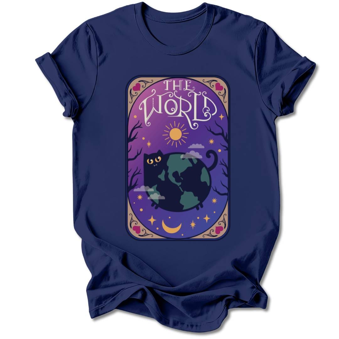 T-Shirt Navy / S THE WORLD T-SHIRT