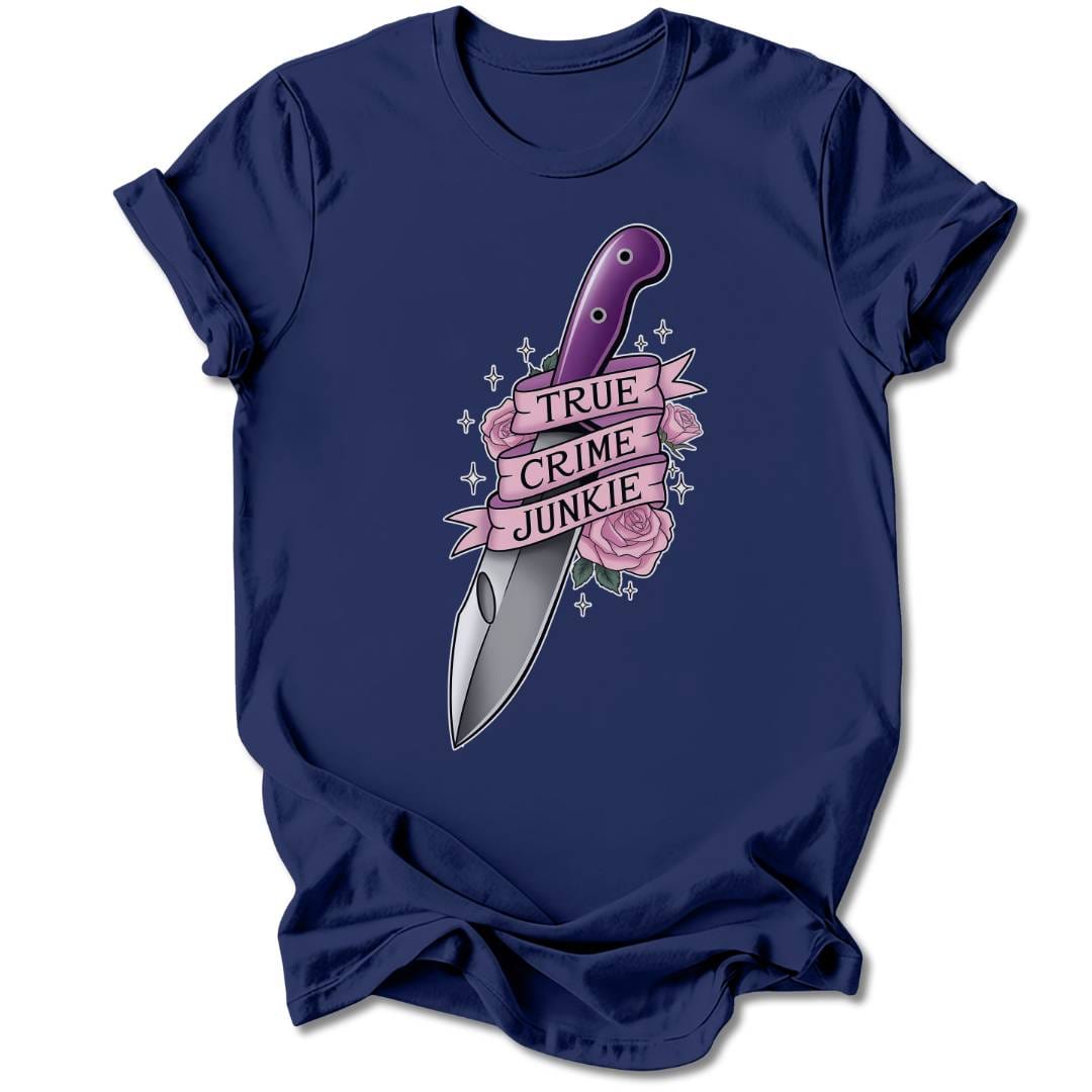 T-Shirt Navy / S TRUE CRIME JUNKIE T-SHIRT