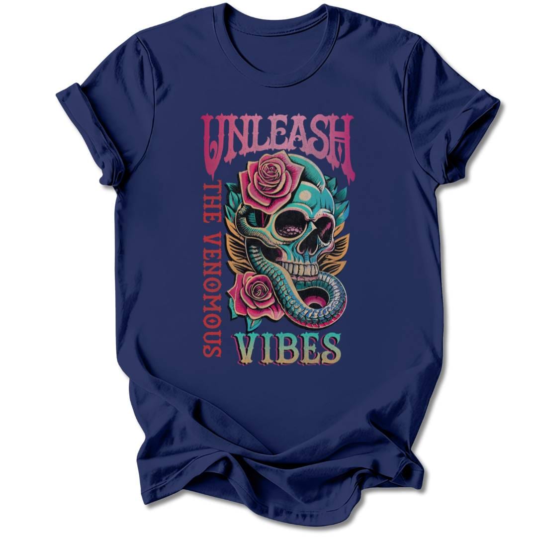 T-Shirt Navy / S Unleash Your Venomous Vibes T-Shirt
