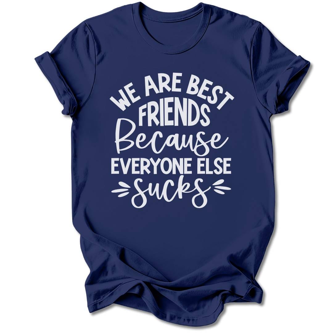 T-Shirt Navy / S We Are Best Friends T-Shirt