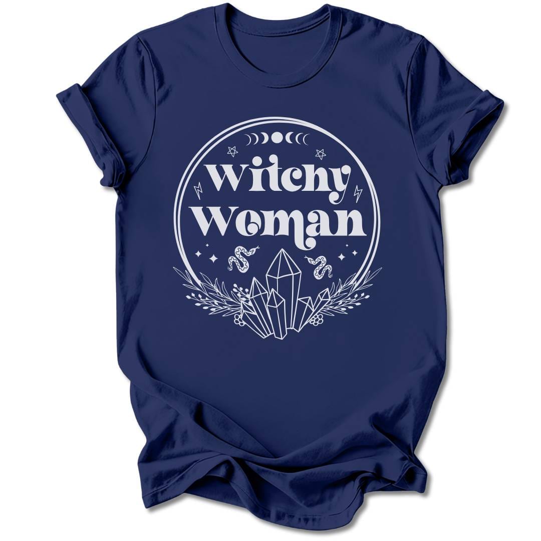 T-Shirt Navy / S WITCHY WOMAN T-SHIRT