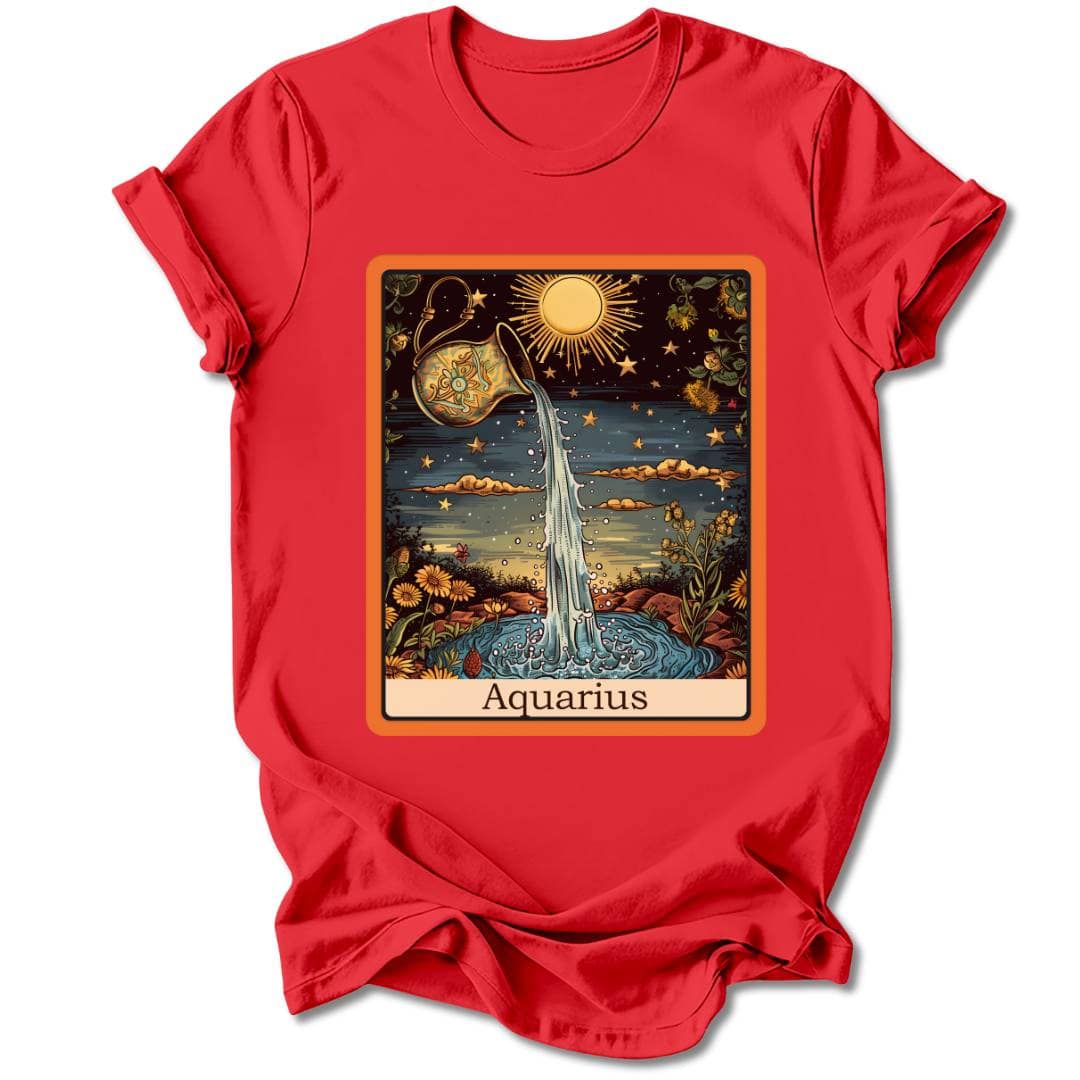 T-Shirt Red / M AQUARIUS T-SHIRT