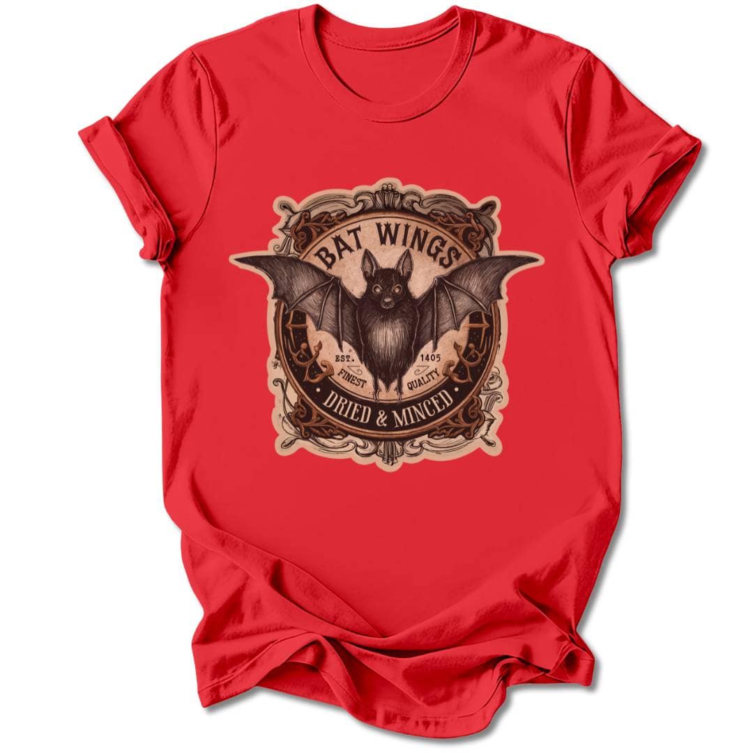 T-Shirt Red / M BAT WINGS T-SHIRT