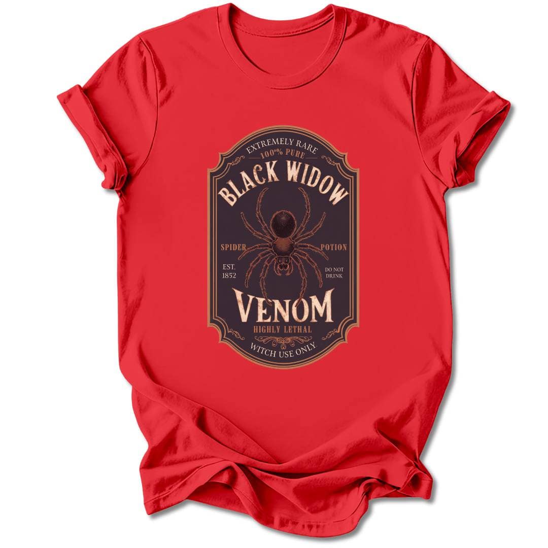 T-Shirt Red / M BLACK WIDOW VENOM T-SHIRT