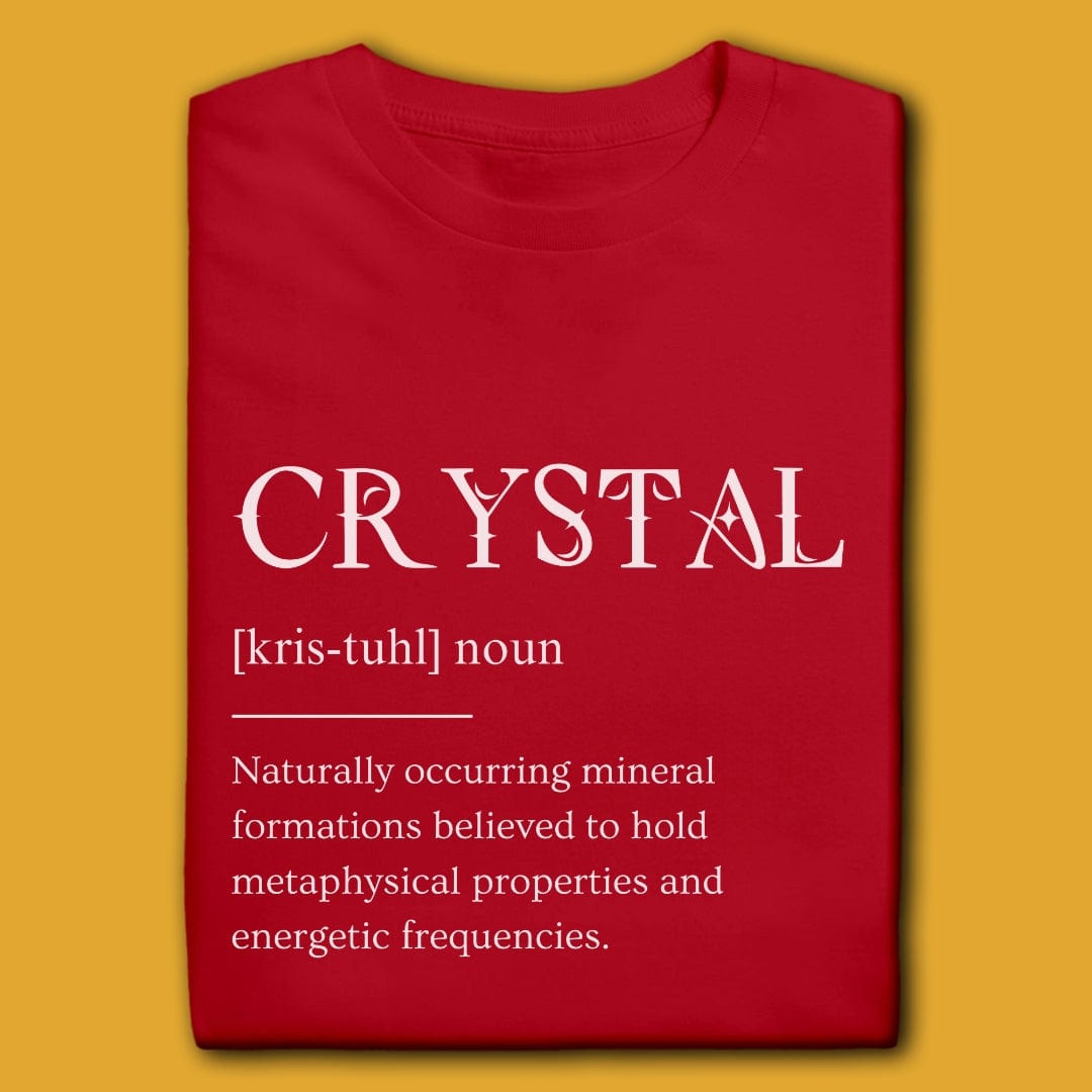T-Shirt Red / M CRYSTAL DEFINITION T-SHIRT