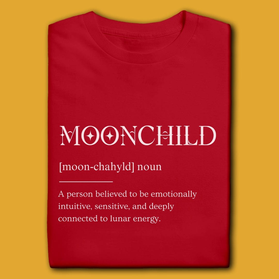 T-Shirt Red / M MOONCHILD DEFINITION T-SHIRT