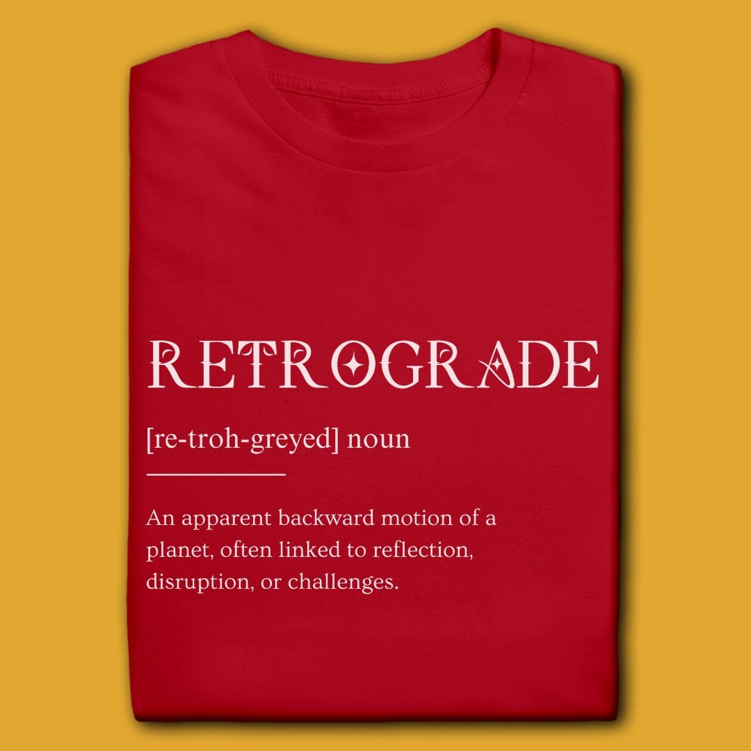 T-Shirt Red / M RETROGRADE DEFINITION T-SHIRT