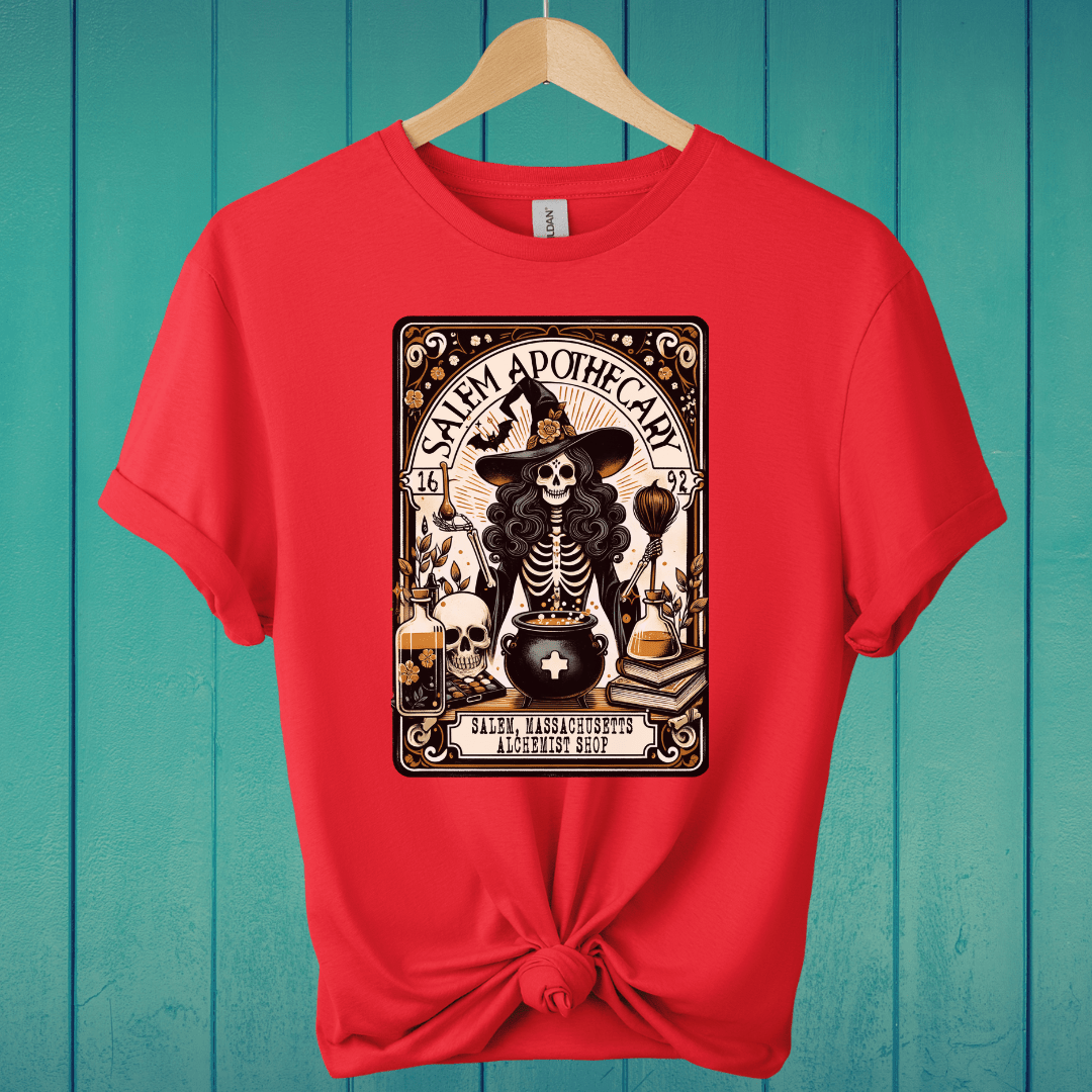 T-Shirt Red / M Salem Apothecary Tarot T-Shirt