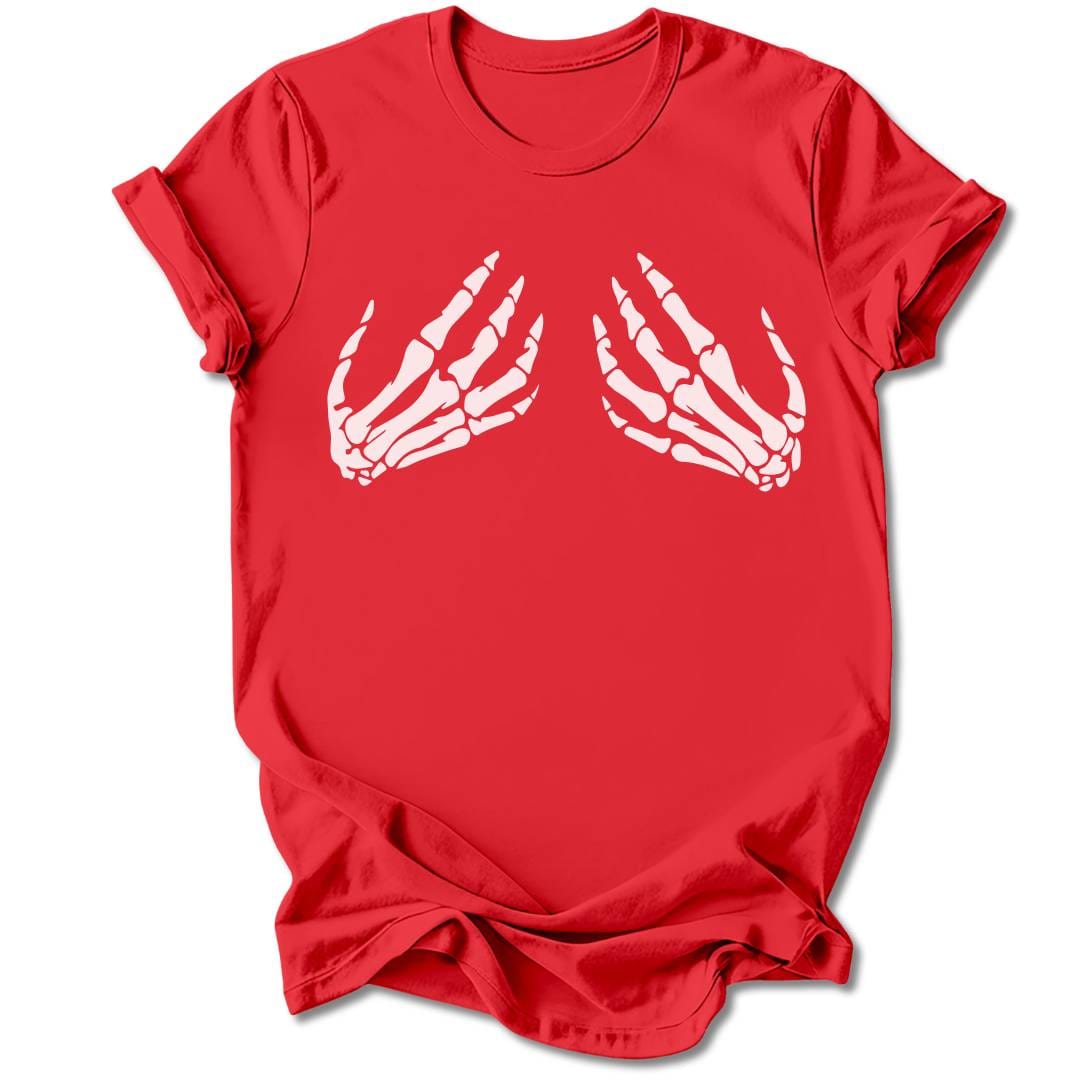 T-Shirt Red / M SKELLY BOOBS T-SHIRT