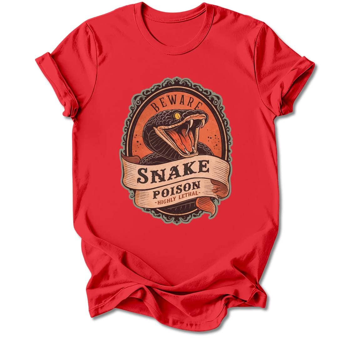 T-Shirt Red / M SNAKE POISON T-SHIRT