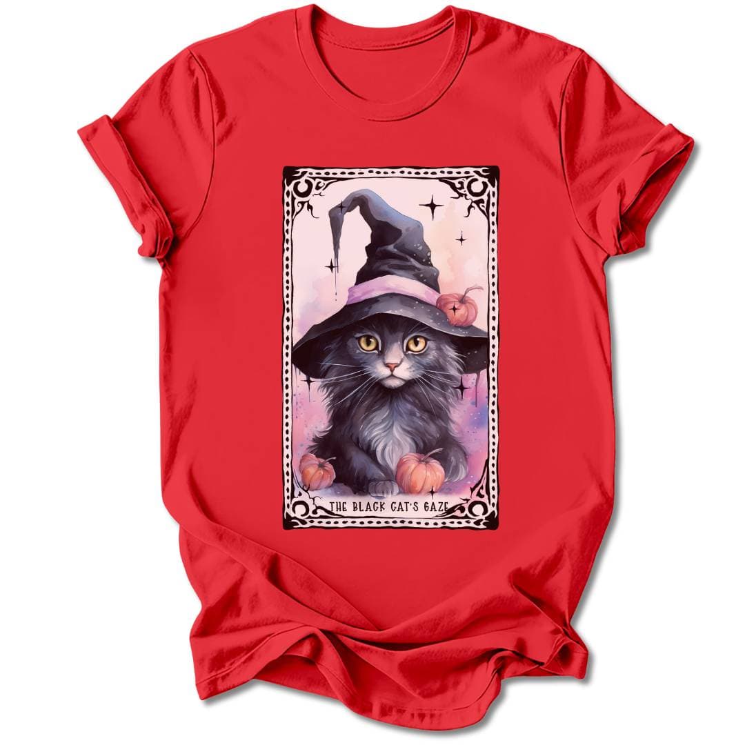 T-Shirt Red / M THE BLACK CAT'S GAZE T-SHIRT