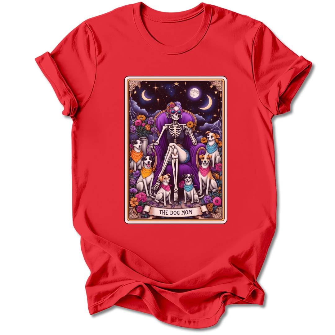T-Shirt Red / M THE DOG MOM T-SHIRT