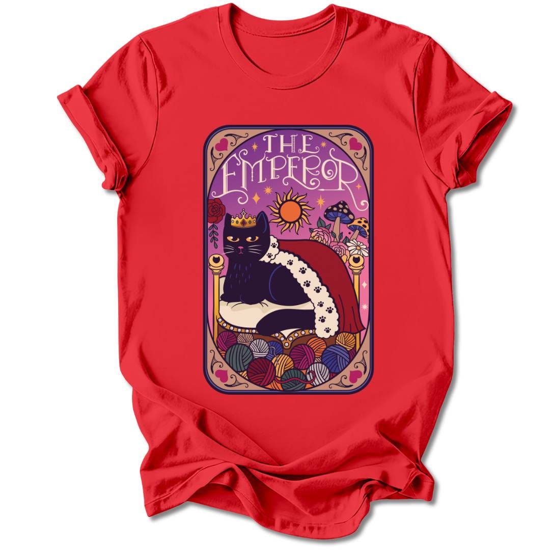 T-Shirt Red / M THE EMPEROR CAT T-SHIRT