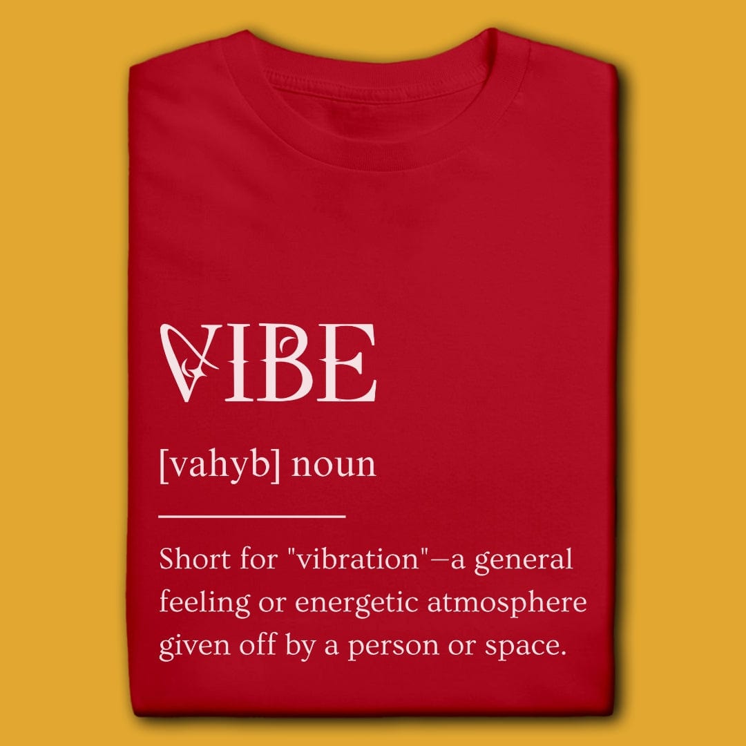 T-Shirt Red / M VIBE DEFINITION T-SHIRT