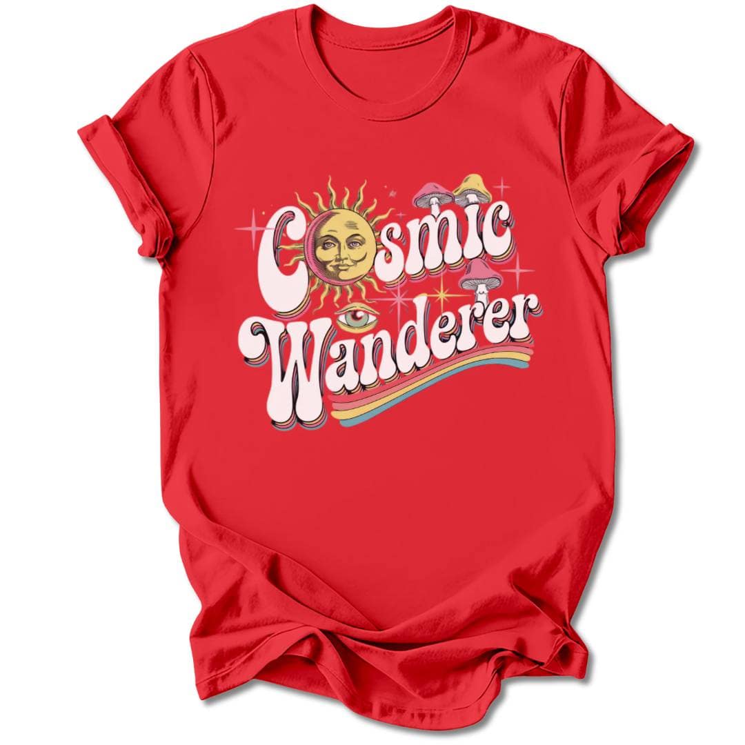T-Shirt Red / S COSMIC WANDERER T-SHIRT