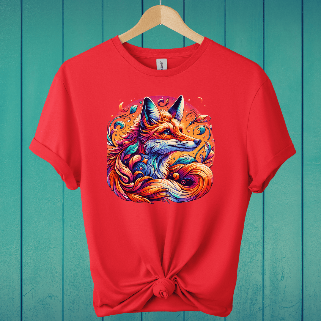 T-Shirt Red / S Dreamscape Fox T-Shirt