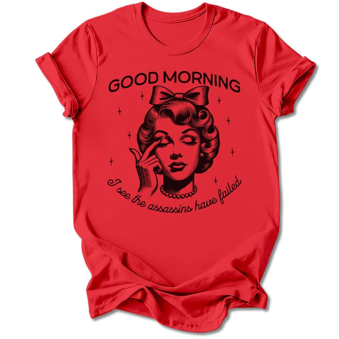 T-Shirt Red / S GOOD MORNING T-SHIRT