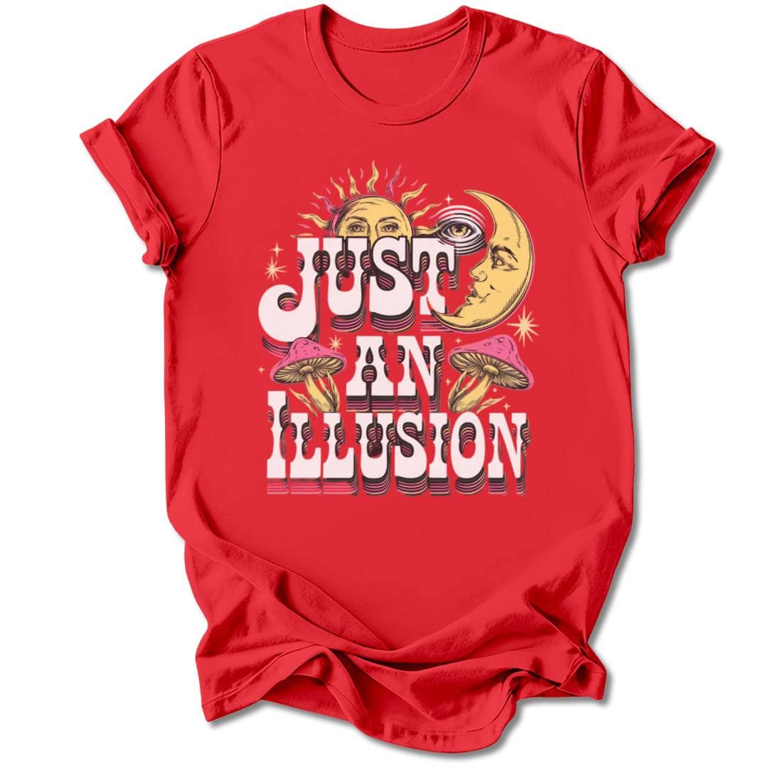 T-Shirt Red / S JUST AN ILLUSION T-SHIRT