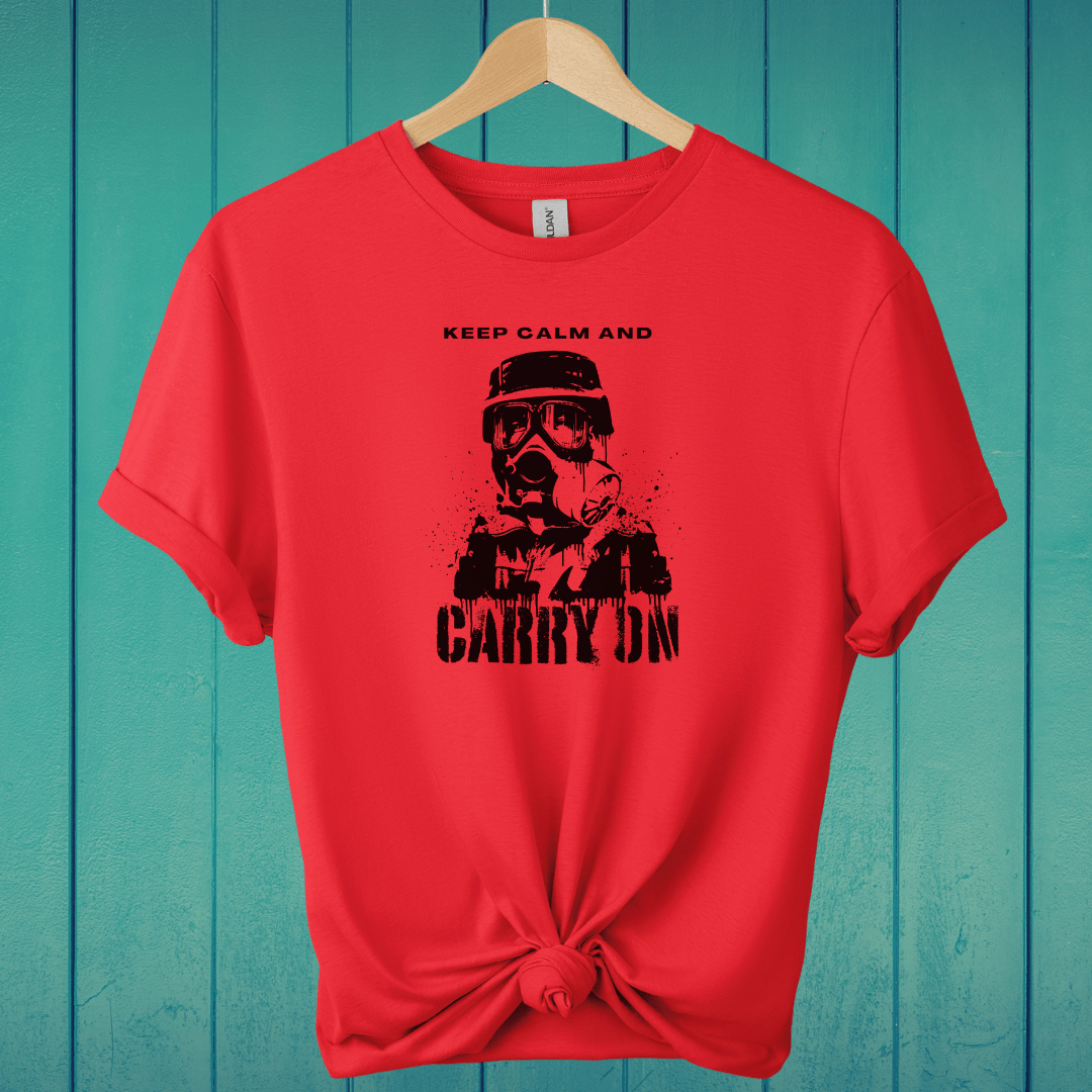 T-Shirt Red / S Keep Calm and Carry On T-Shirt