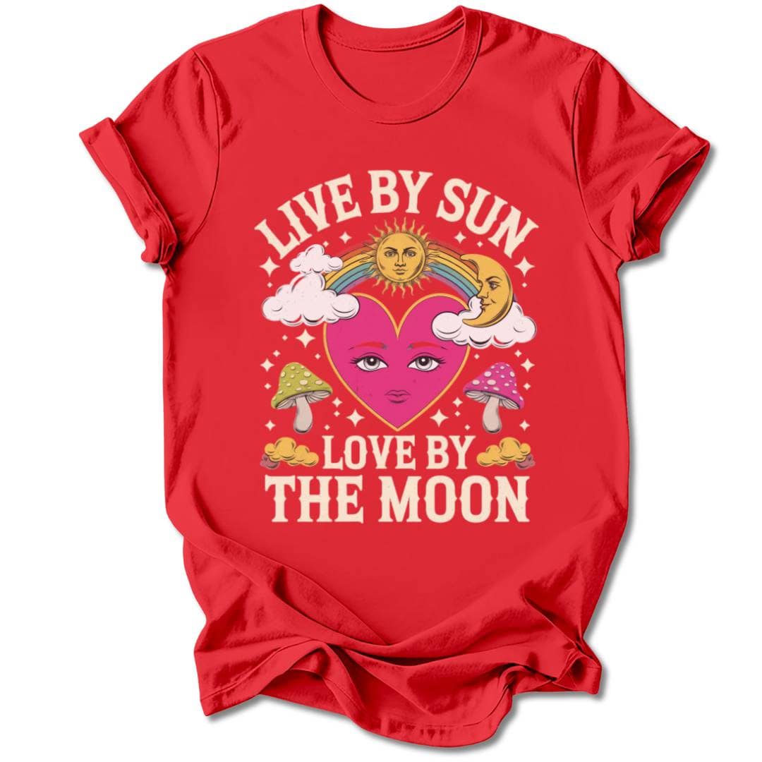 T-Shirt Red / S LIVE BY SUN, LOVE BY THE MOON T-SHIRT