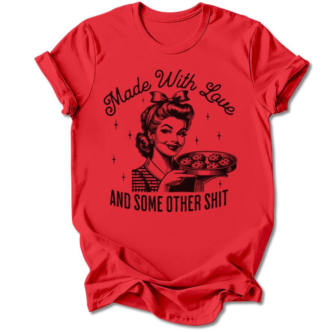 T-Shirt Red / S MADE WITH LOVE T-SHIRT