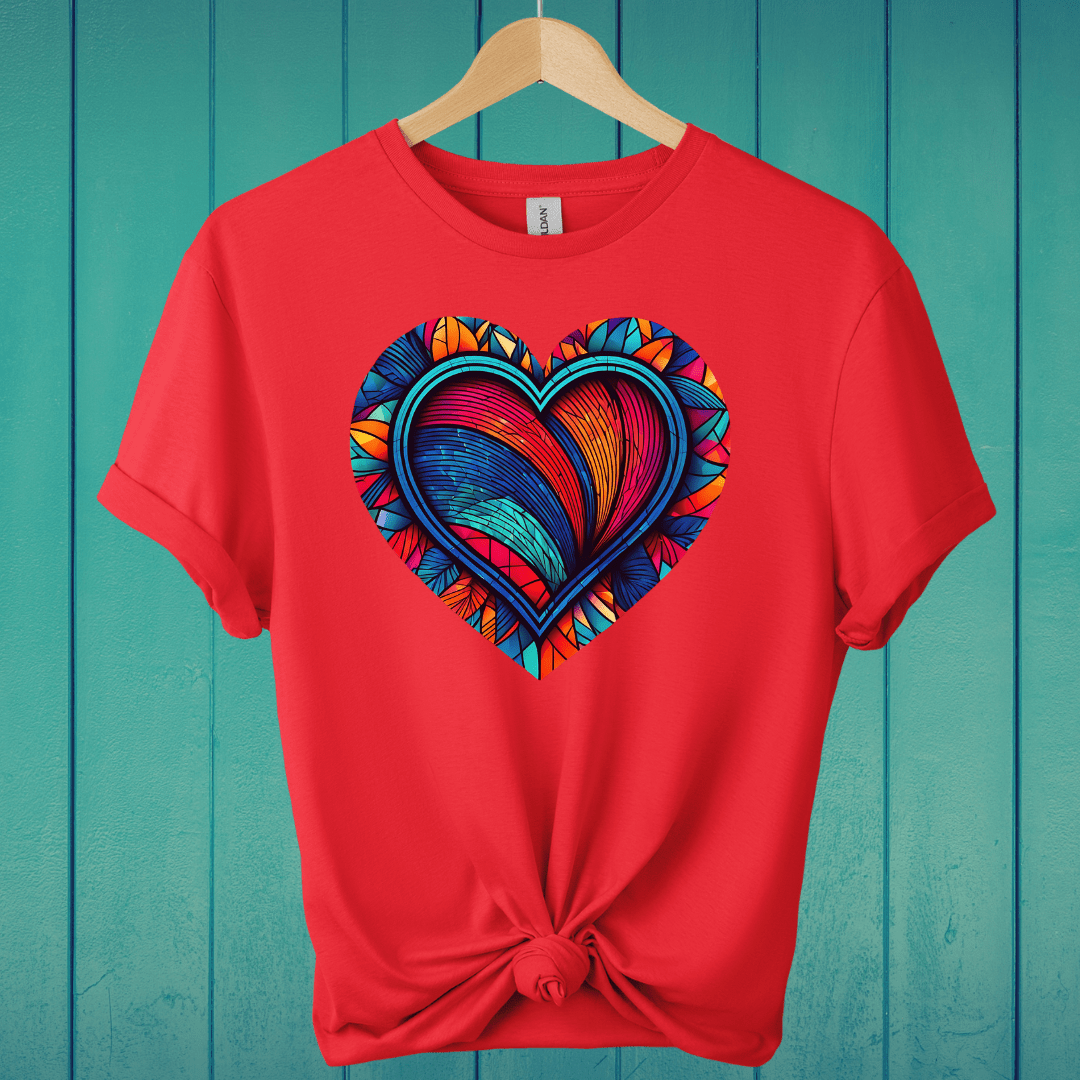 T-Shirt Red / S Modern Heart T-Shirt