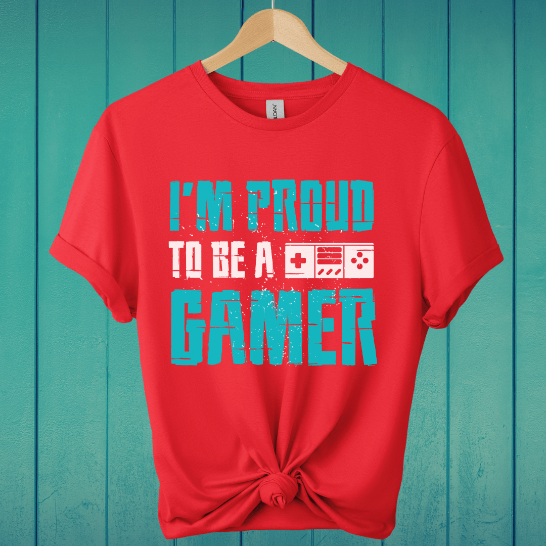 T-Shirt Red / S Proud To Be A Gamer T-Shirt