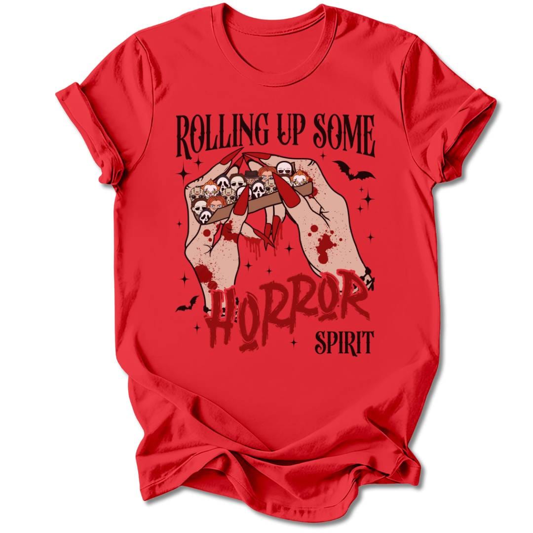 T-Shirt Red / S ROLLING UP SOME HORROR T-SHIRT
