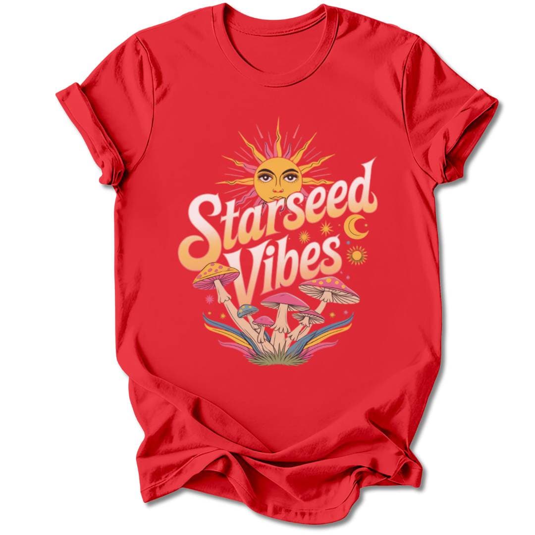 T-Shirt Red / S STARSEED VIBES T-SHIRT