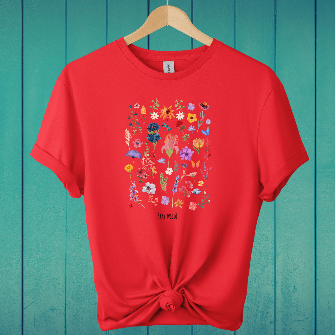 T-Shirt Red / S Stay Wild T-Shirt