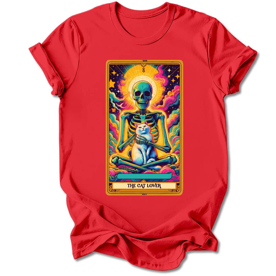 T-Shirt Red / S THE CAT LOVER T-SHIRT