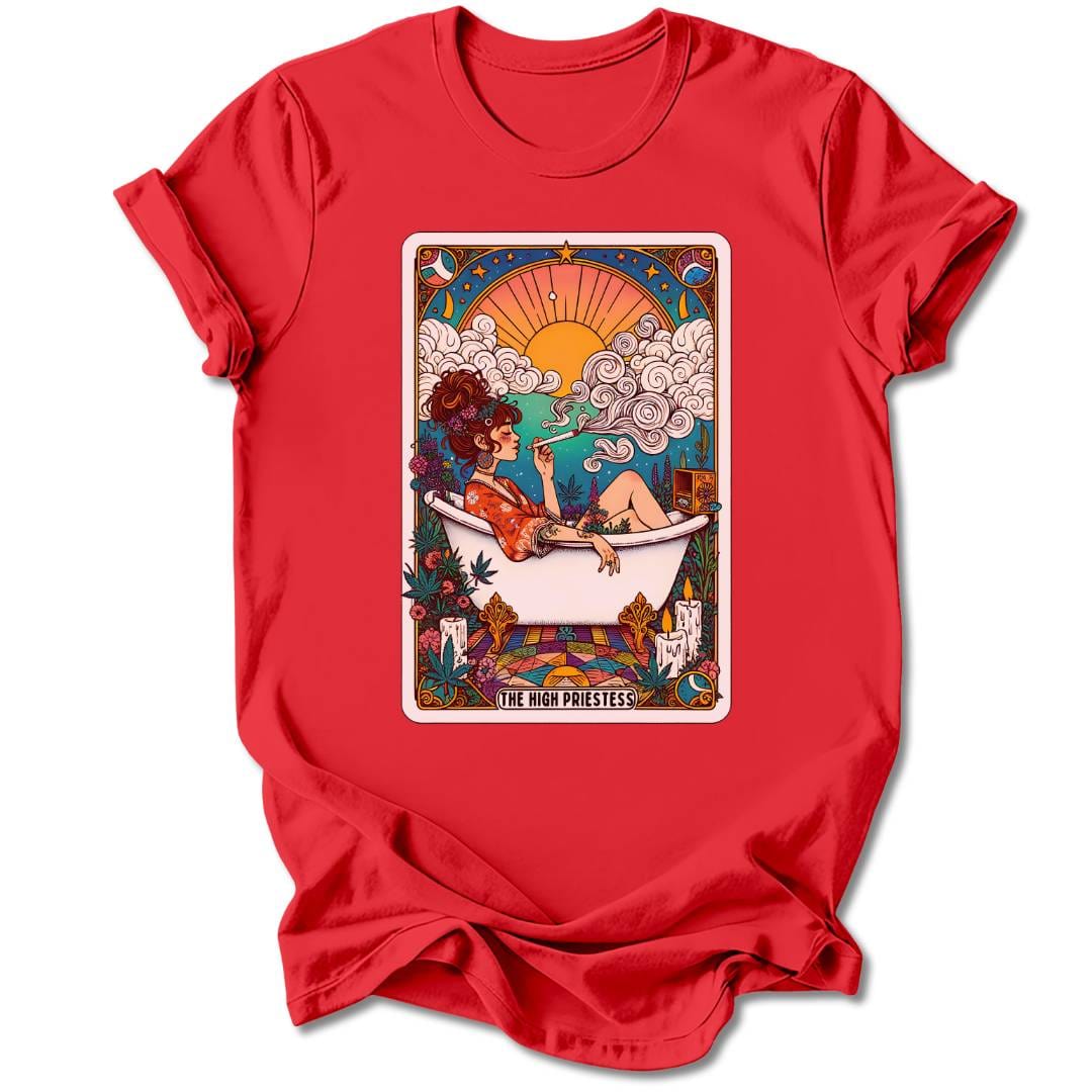 T-Shirt Red / S THE HIGH PRIESTESS T-SHIRT