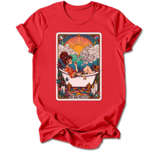T-Shirt Red / S THE HIGH PRIESTESS T-SHIRT
