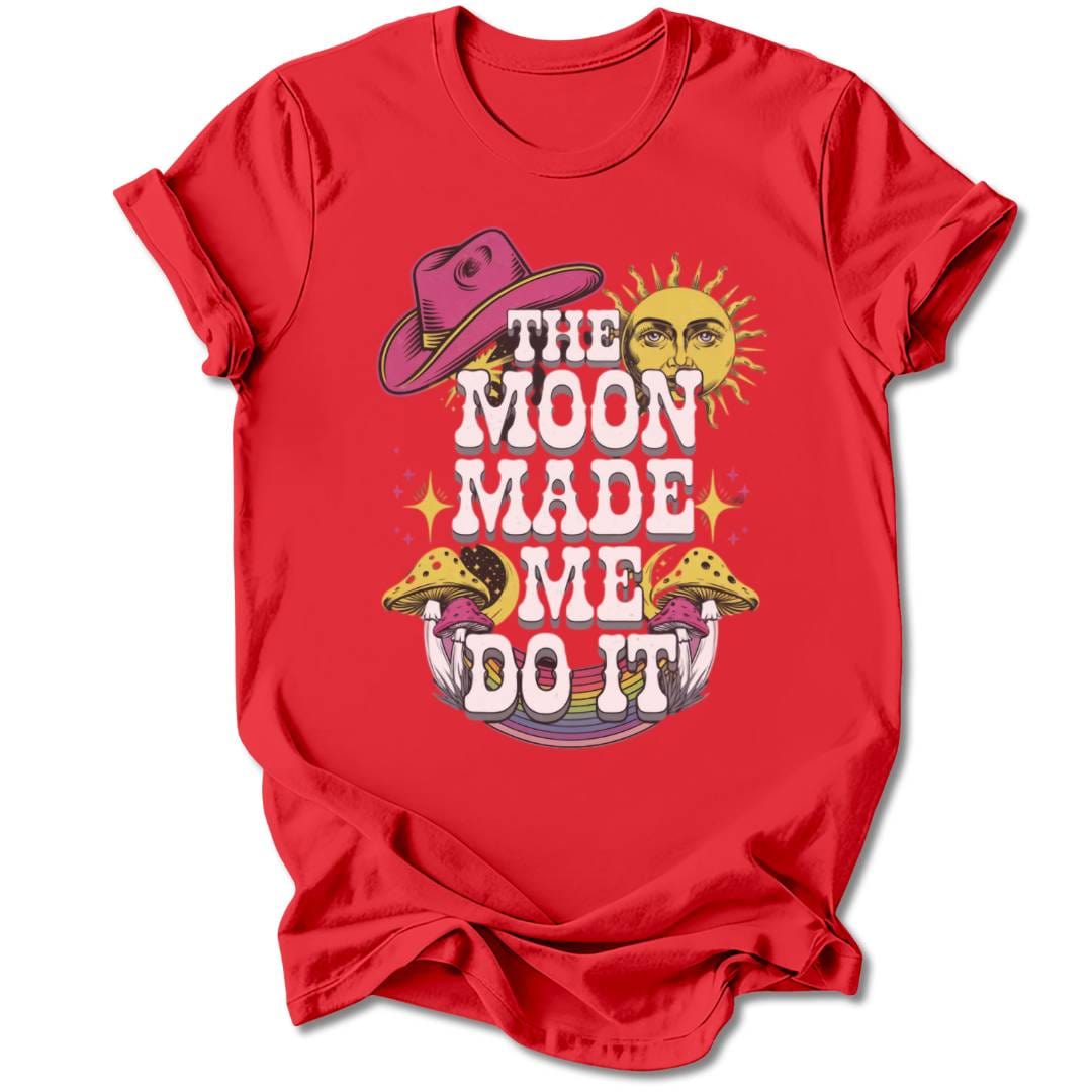 T-Shirt Red / S THE MOON MADE ME DO IT T-SHIRT