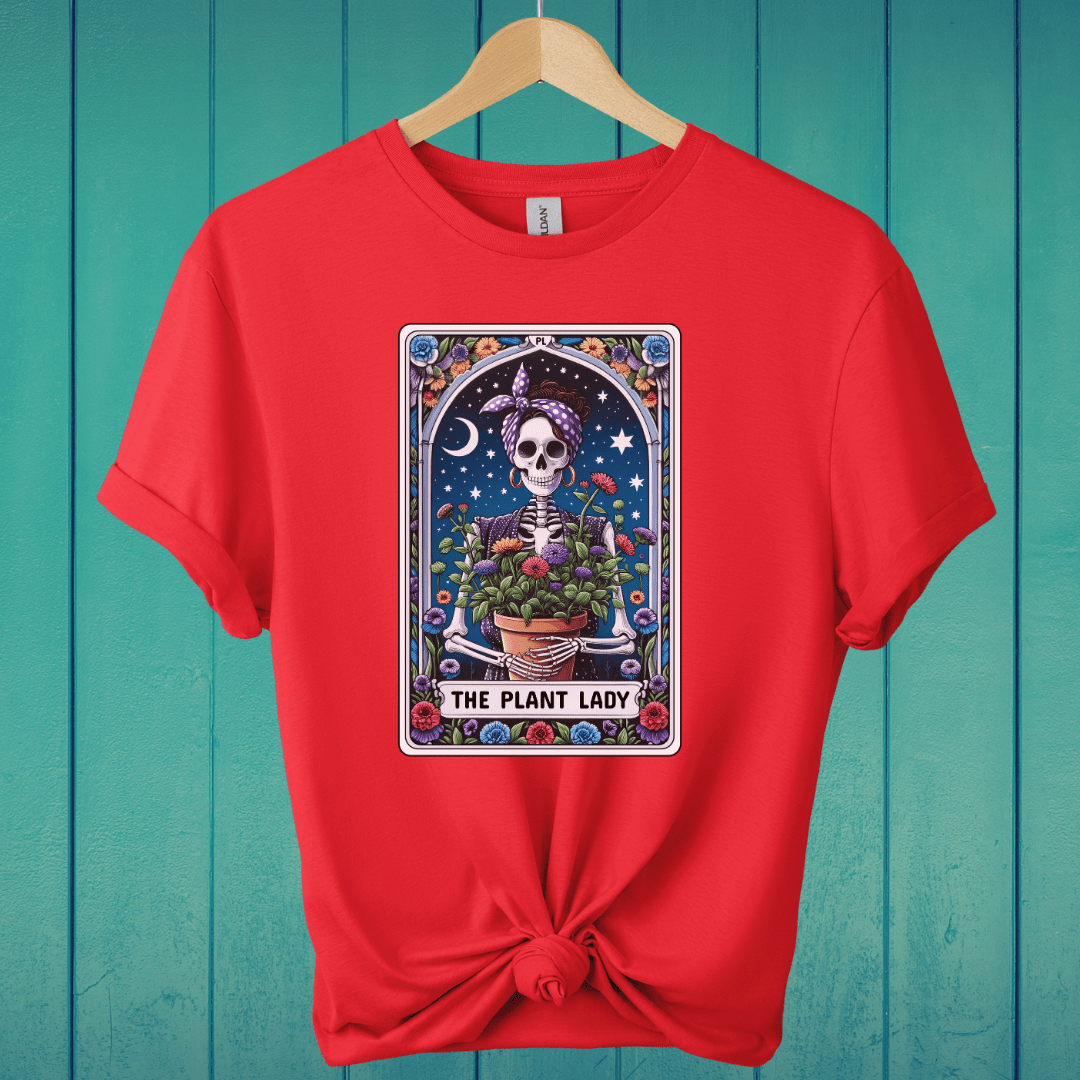 T-Shirt Red / S The Plant Lady Tarot T-Shirt