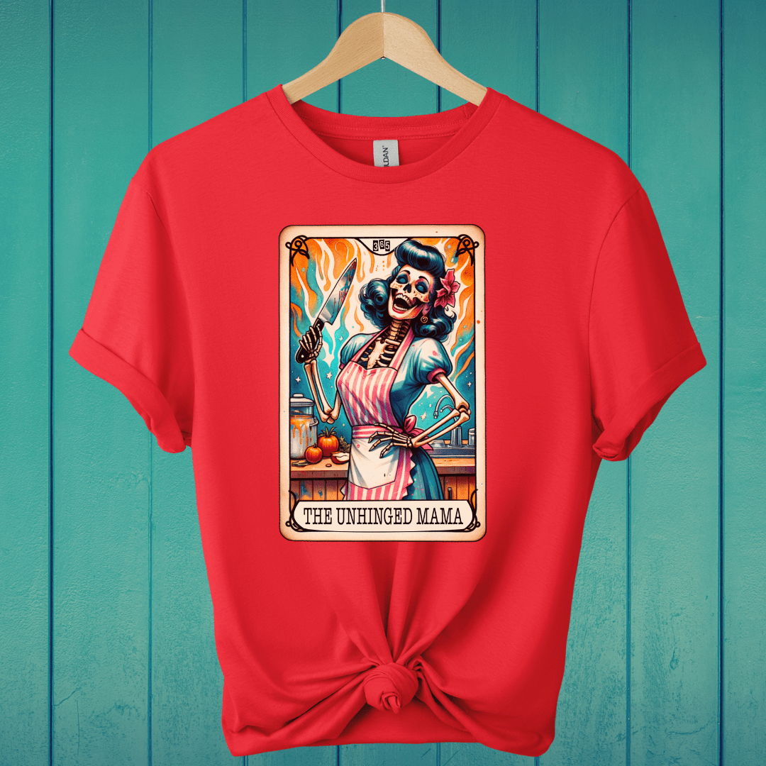 T-Shirt Red / S The Unhinged Mama Tarot T-Shirt