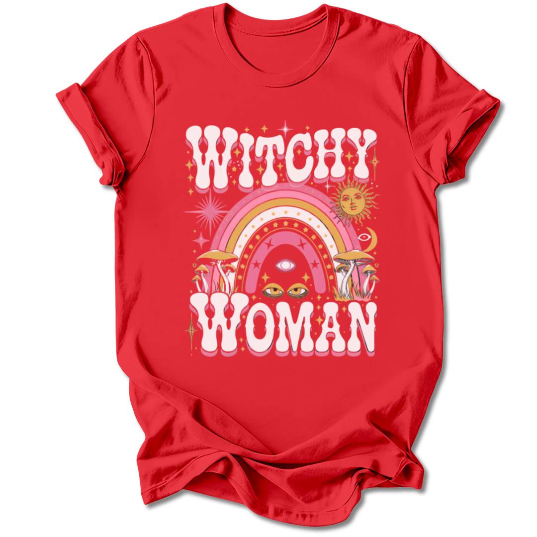 T-Shirt Red / S WITCHY WOMAN T-SHIRT