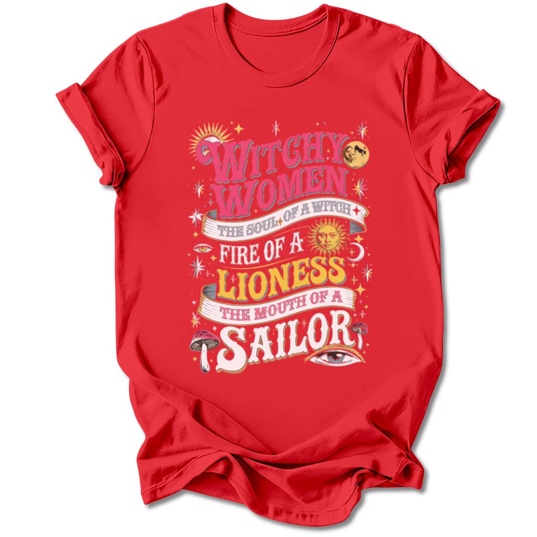T-Shirt Red / S WITCHY WOMEN T-SHIRT