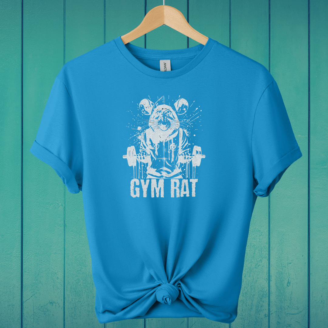 T-Shirt Sapphire / S Gym Rat Graffiti T-Shirt