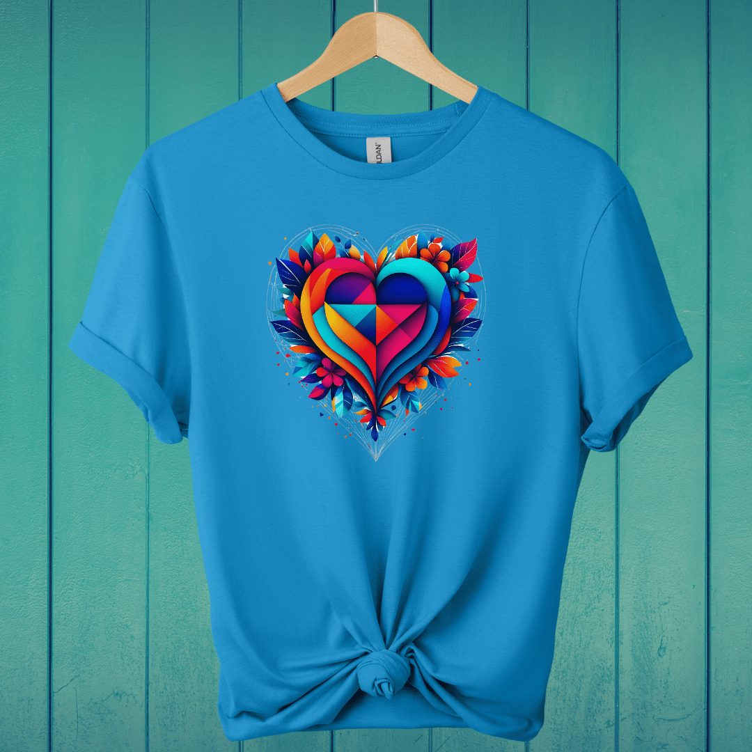 T-Shirt Sapphire / S Heart Harmony T-Shirt