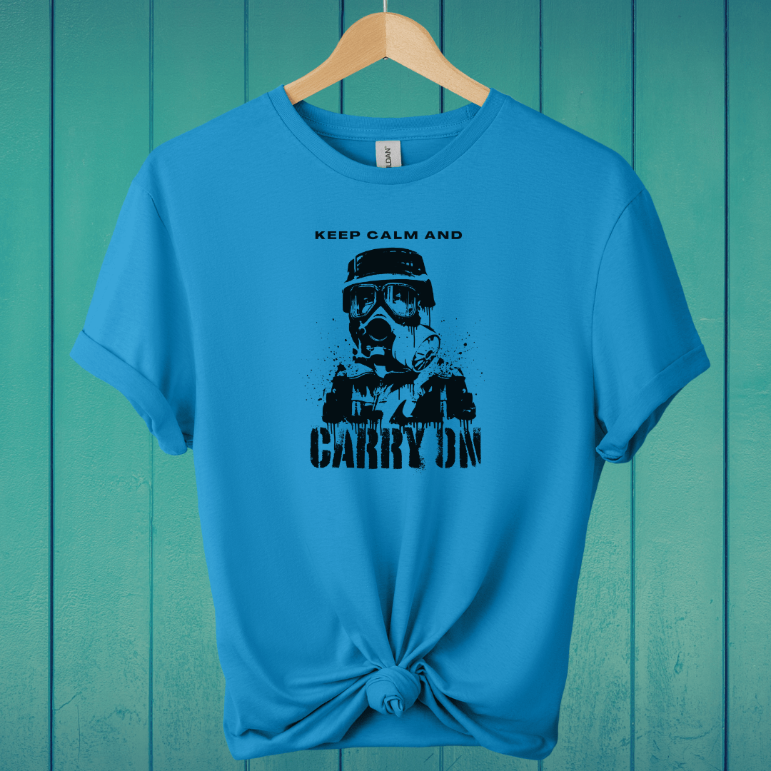 T-Shirt Sapphire / S Keep Calm and Carry On T-Shirt