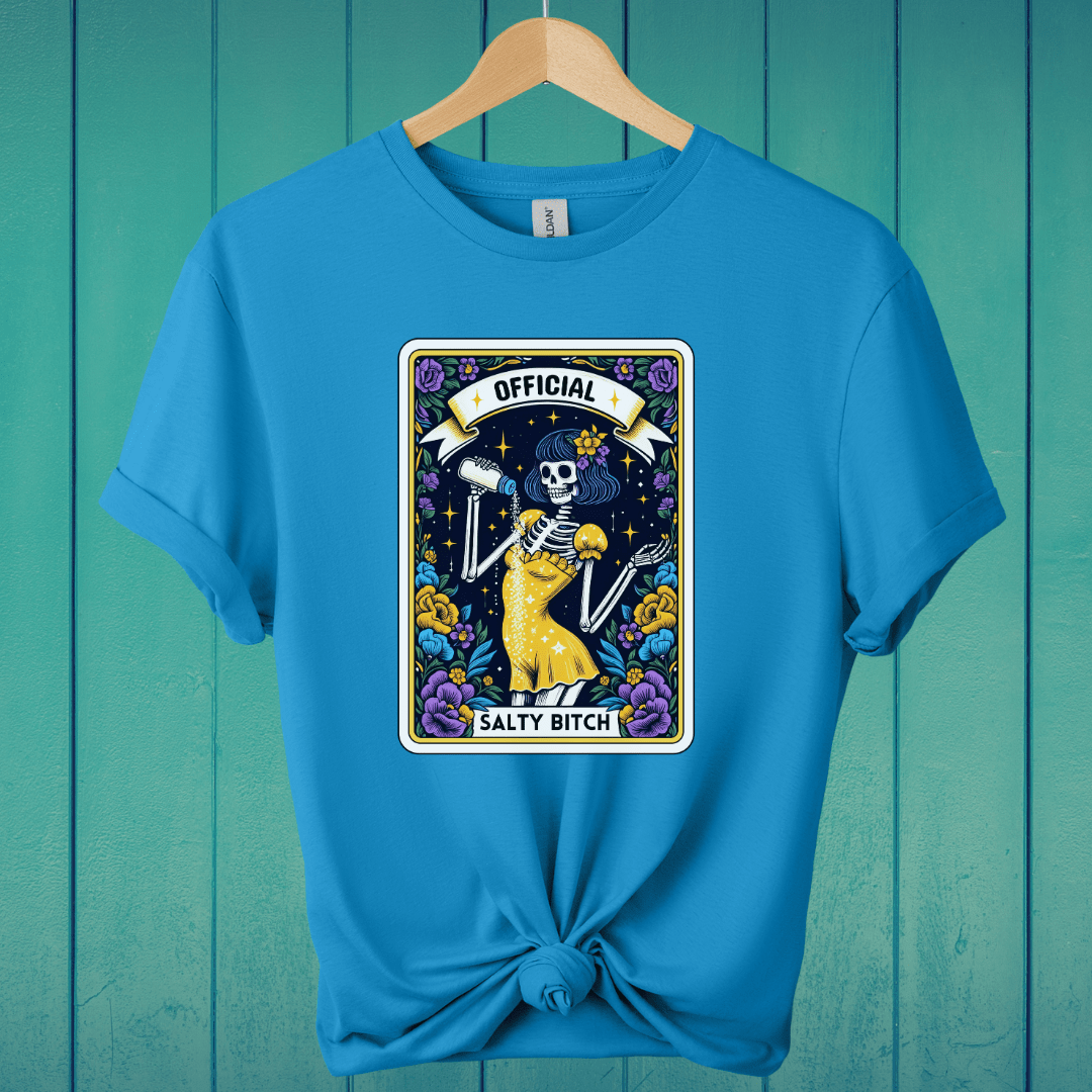 T-Shirt Sapphire / S Official Salty Bitch Tarot T-Shirt