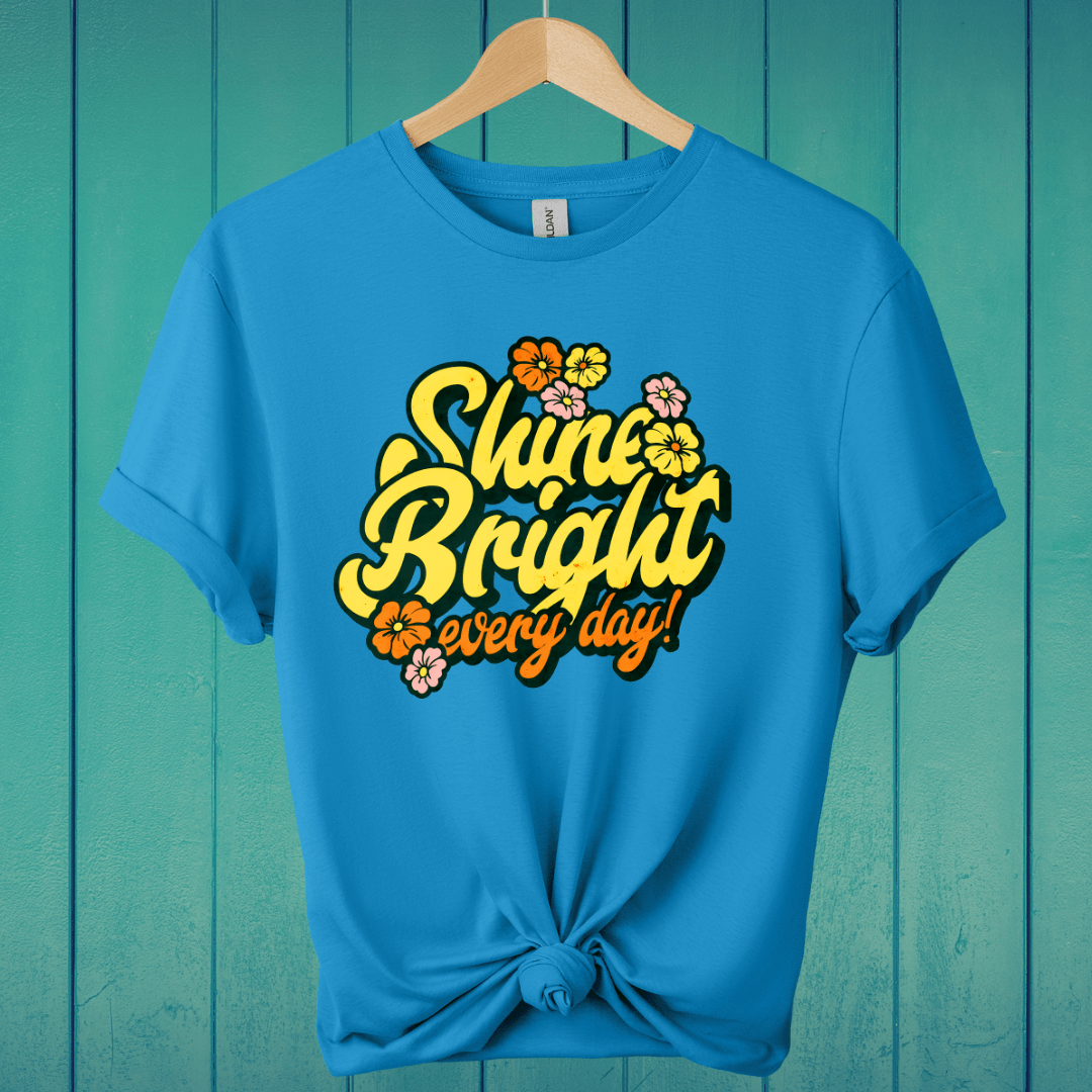 T-Shirt Sapphire / S Shine Bright Everyday T-Shirt